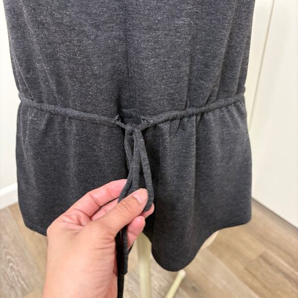 NWT Rosio USA Woman’s Gray Romper One-piece /Bathing Suit Cover up Small - Picture 4 of 6